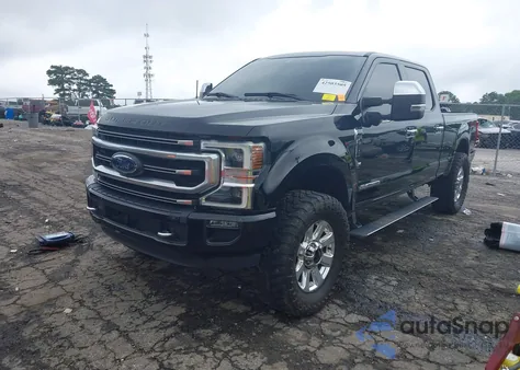 2022 Ford F-250 Platinum z USA, uszkodzony, nr VIN 1FT7W2BT0NED68642